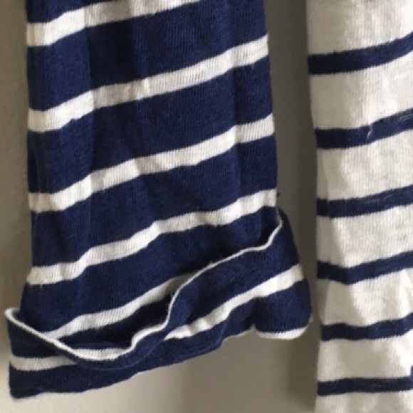 Madewell Nautical Navy & White Striped Tee - Picture 2 of 3